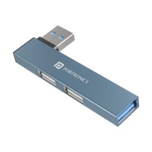 Portronics Mport Mino A USB 3.0 Hub Dock (3-in-1) with USB 3.0 Super Speed