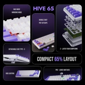 Kreo Hive 65 RGB Mechanical Gaming Keyboard