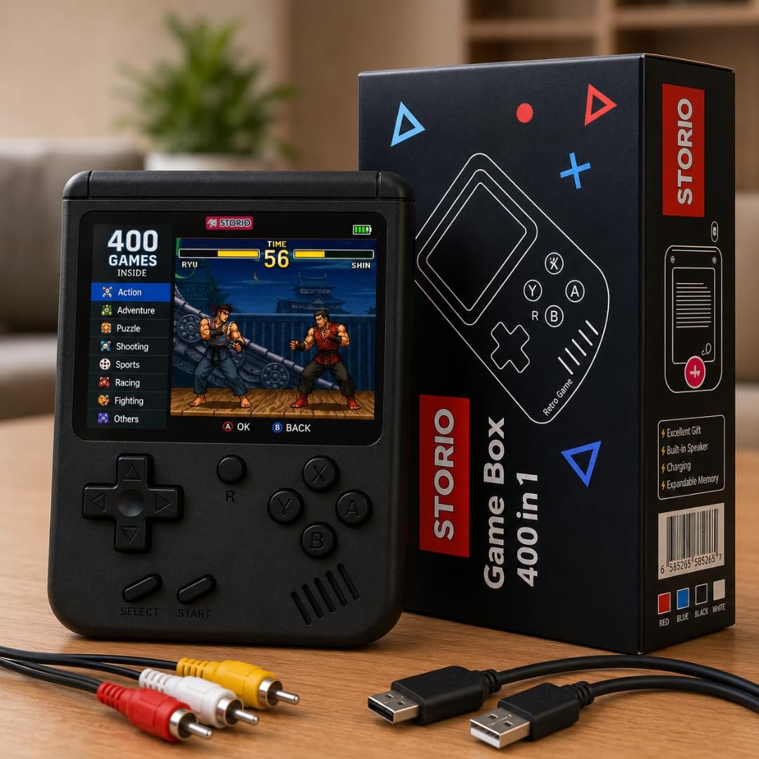 Storio Rechargeable Pocket Video Game for Kids