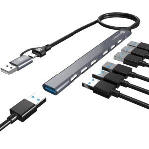 Portronics Mport 7 USB Hub Dock(7-in-1)