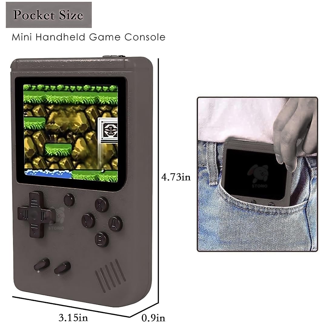Storio Rechargeable Pocket Video Game for Kids - Image 2