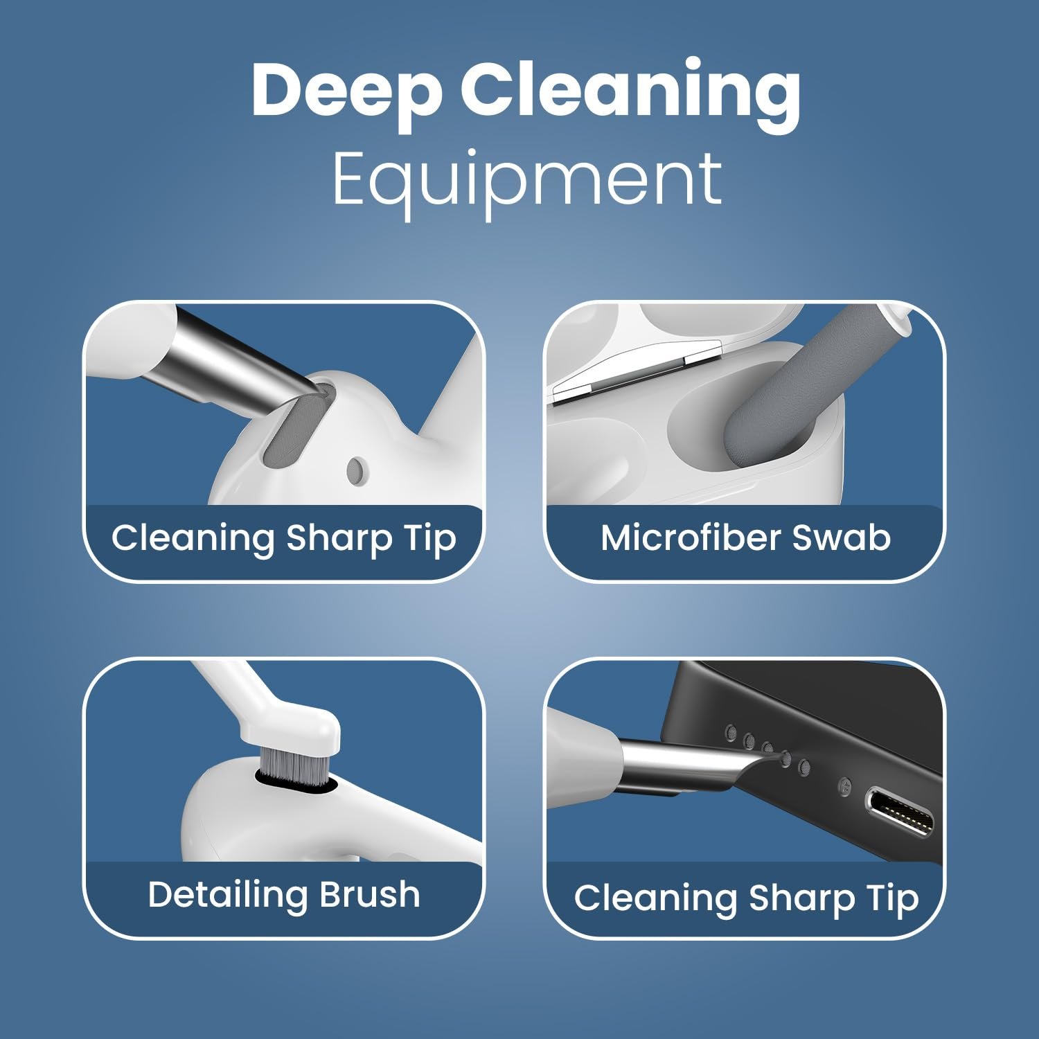 Portronics Clean U 5 in 1 Multi Function Electronics Cleaning Kit - Image 2
