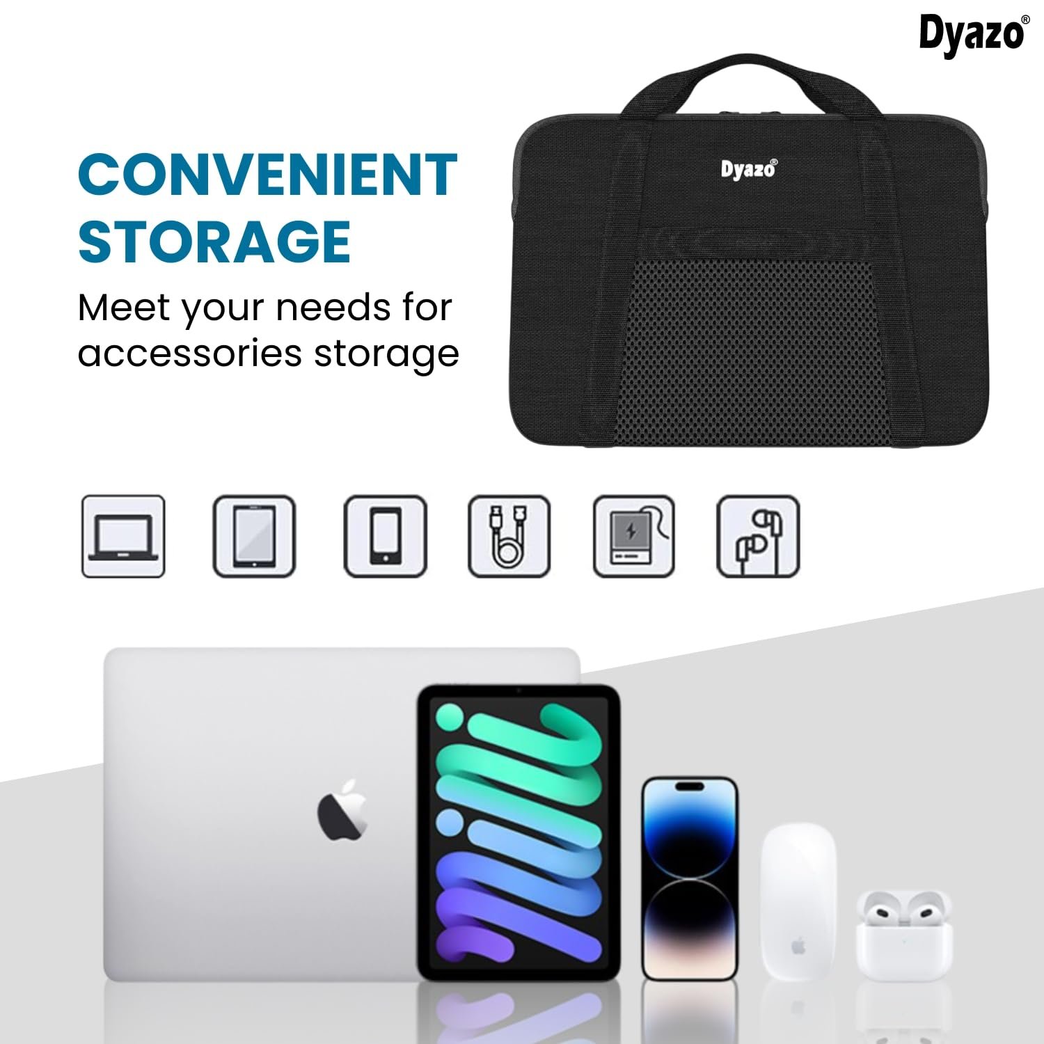 Dyazo 13.3 Inch Laptop Sleeve Bag - Image 3