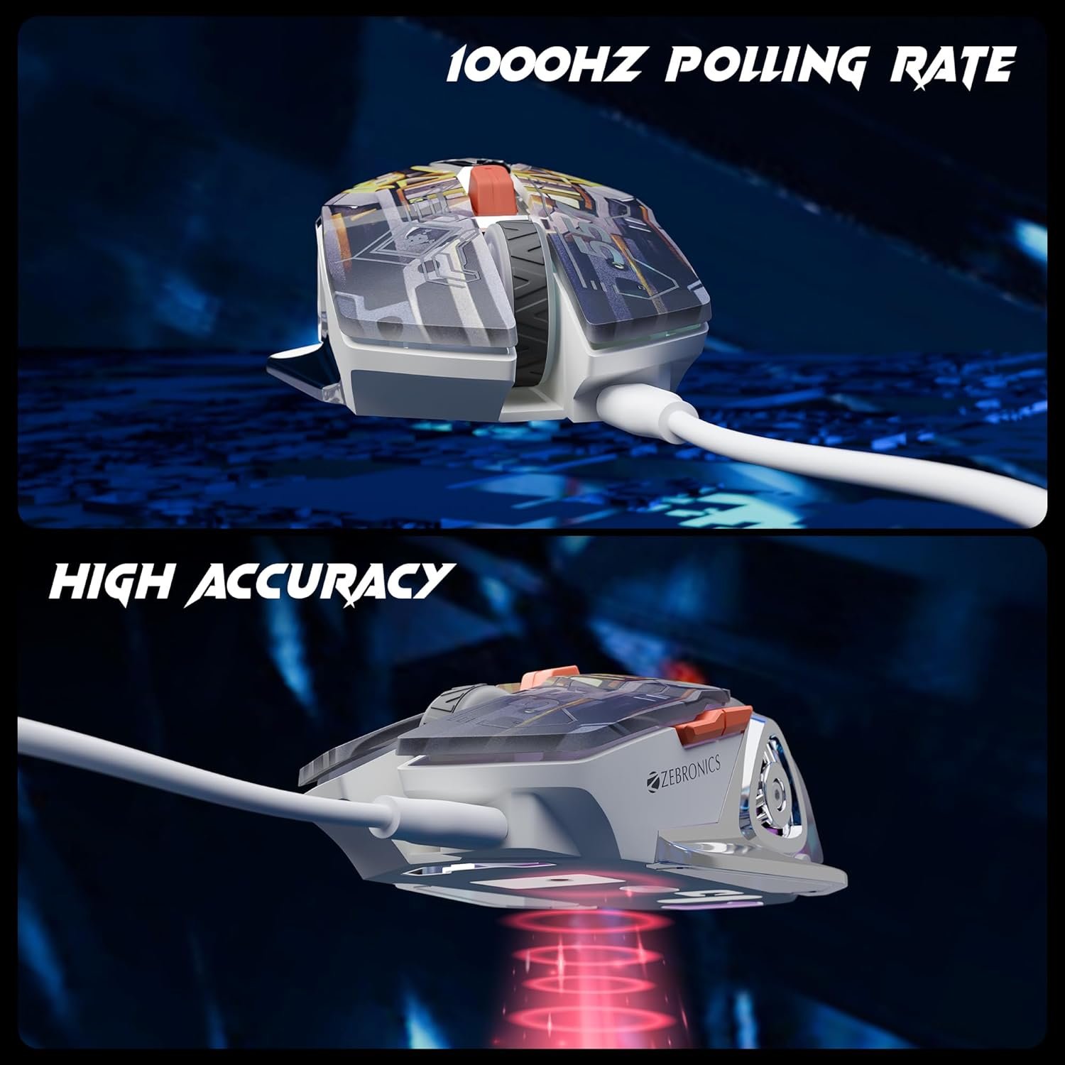 Zebronics Transformer M Plus Wired Gaming Mouse - Image 3