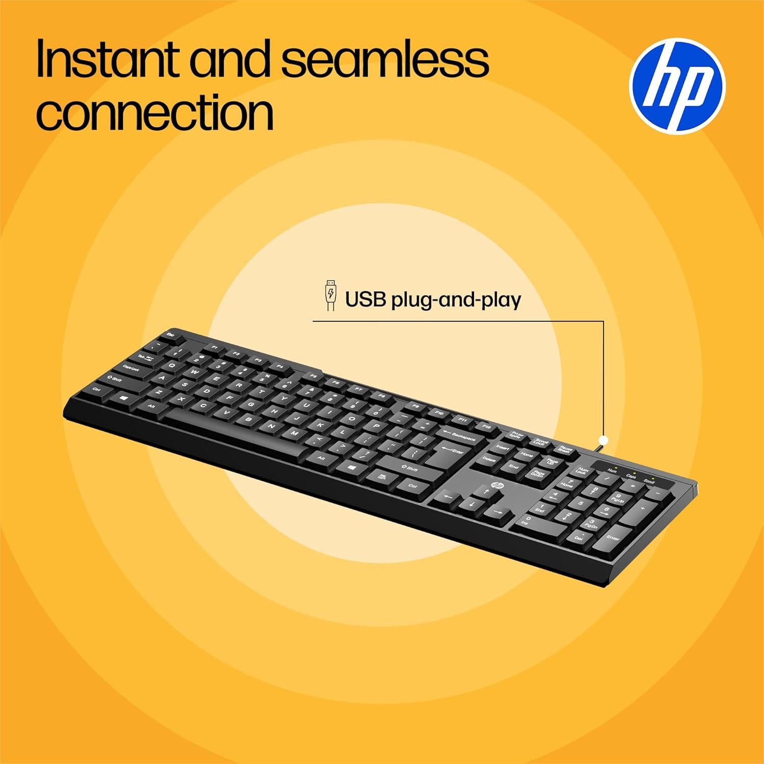 HP K120 Wired Keyboard/3 Years RTB Warranty - Image 2