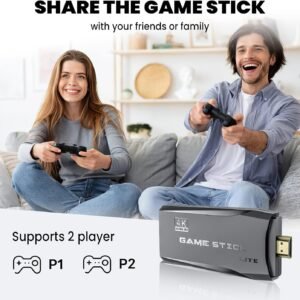Generic Retro Gaming Console, Retro Game Stick with Built-in 9 Emulators, 20,000+ Games