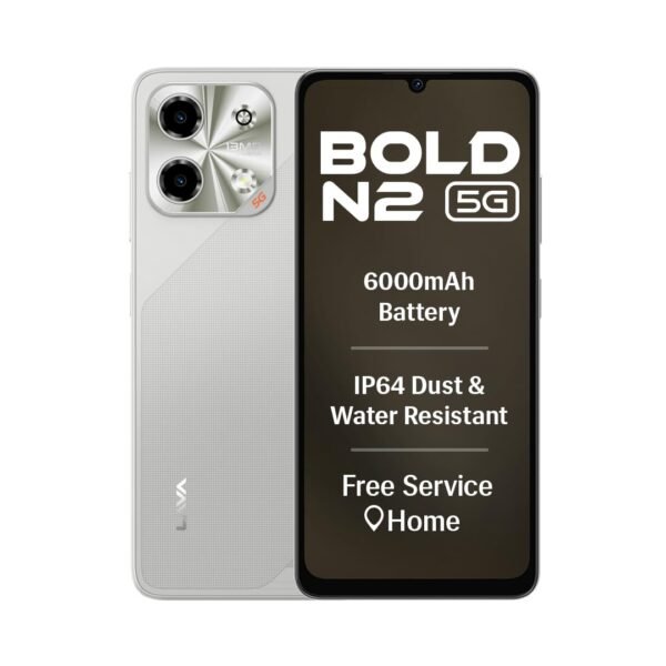 Lava Bold N2 5G (Regal Gold, 4GB RAM, 64GB Storage)