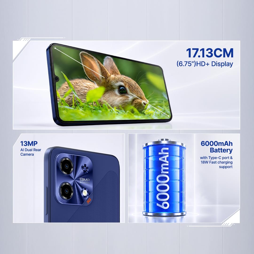 Lava Bold N2 5G (Regal Gold, 4GB RAM, 64GB Storage) - Image 8