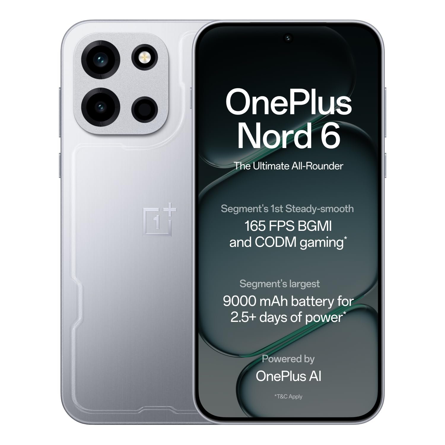 OnePlus Nord 6 | 8GB+256GB | Quick Silver
