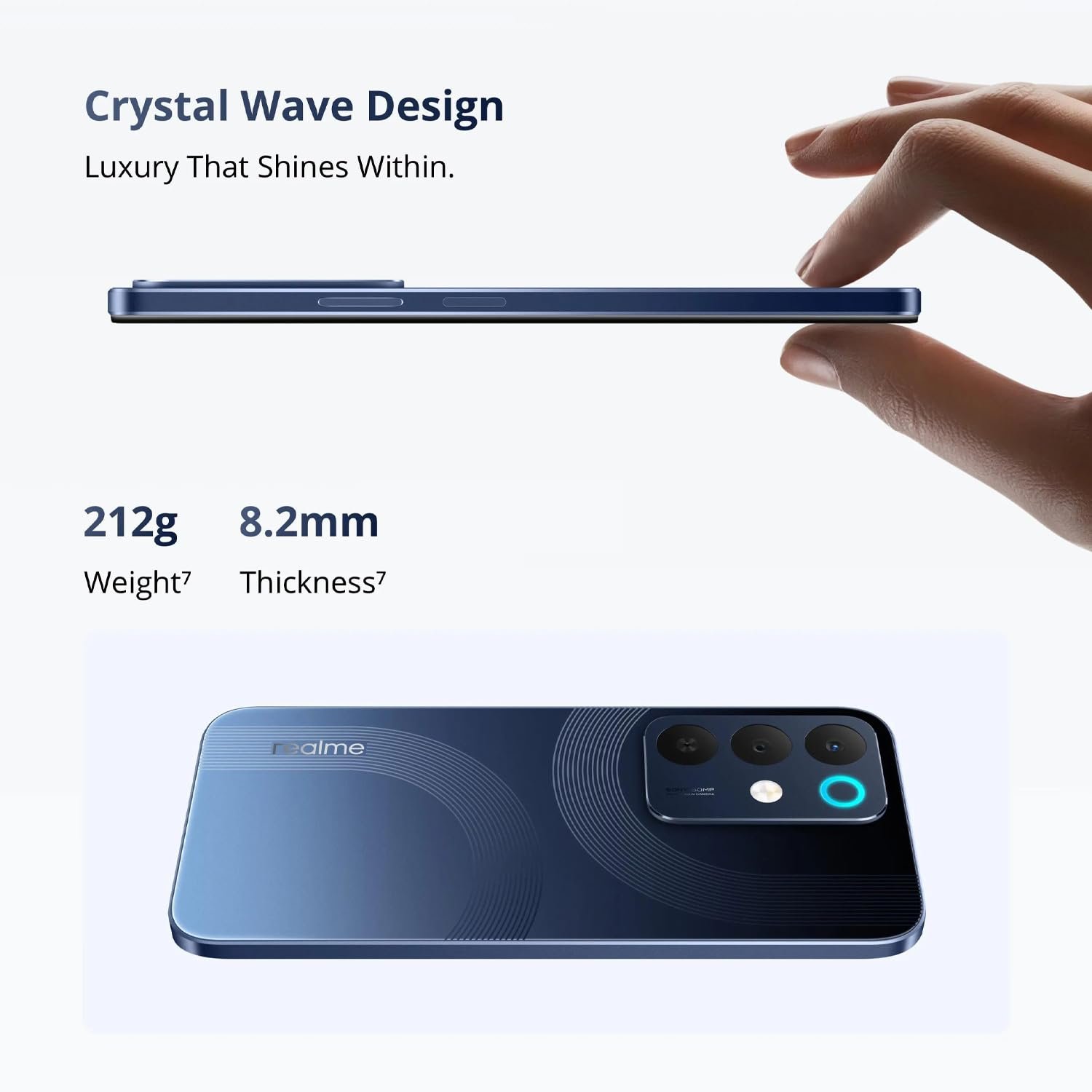 realme 15X 5G Smartphone 8GB+256GB Dark Blue - Image 9