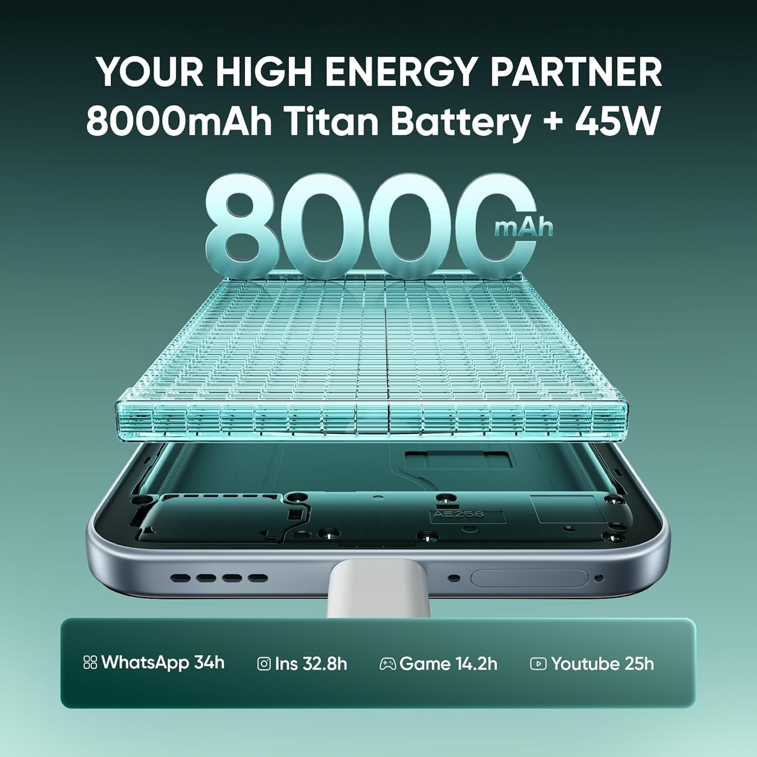 realme 16T 5G Smartphone 8000mAh Batterya 45W Fast Charge, 8GB RAM 256GB ROM, 6.8 inch 144Hz Display - Image 2