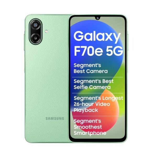 Samsung Galaxy F70e 5G (Limelight Green, 128 GB) (4 GB RAM)