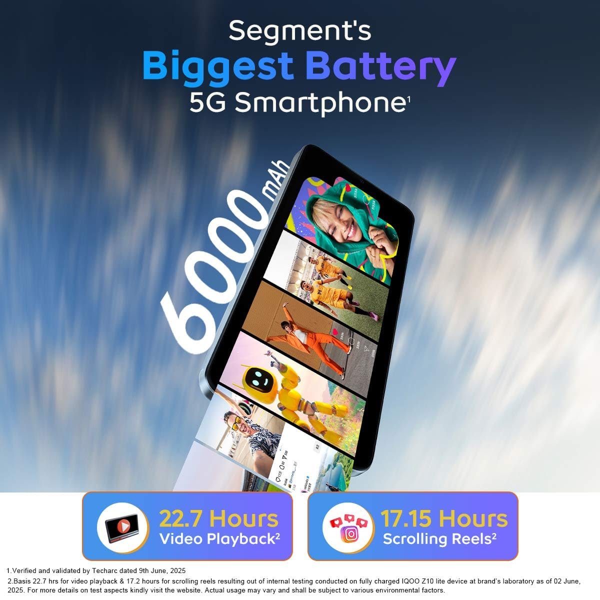 iQOO Z10 Lite 5G (Titanium Blue 2026, 4GB RAM, 64GB Storage) - Image 2