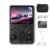 R36S Handheld Game Console 3.5 inch Retro Emulator System Transparent Black 64GB